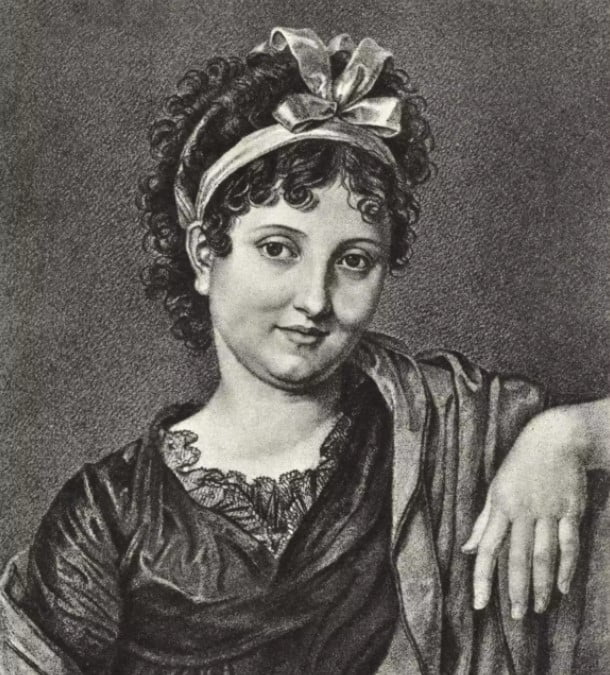 Goethe'nin eşi Christiane Vulpius.
