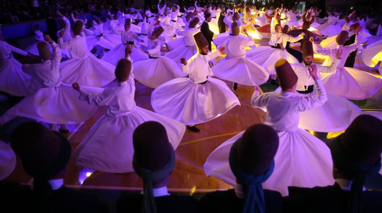 Mevlana 'nın 744. ölüm yıldönümünin semazen kutlaması 