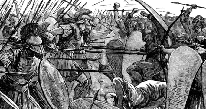 Ateş Kapıları’nda Spartalılara karşı Persler