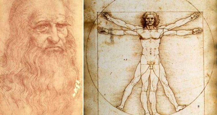Leonardo da Vinci ve Vitruvius Adamı Eskizi