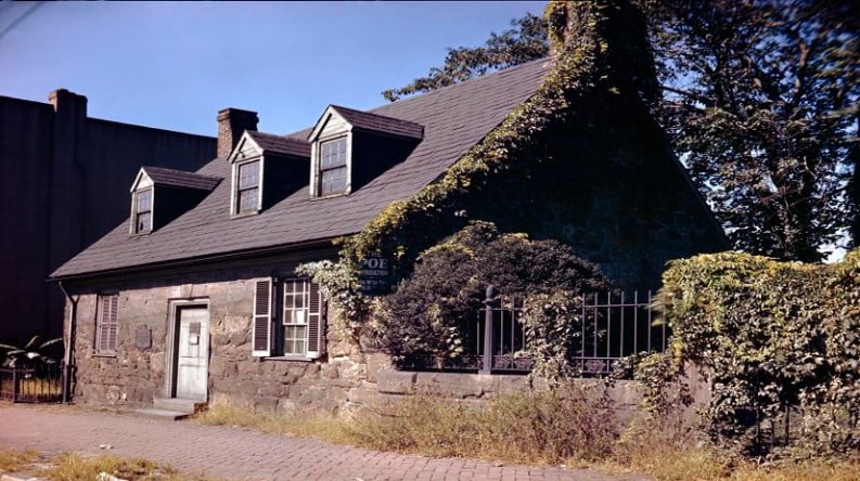 Edgar Allan Poe'nun Richmond, Virginia'daki tarihi evi.