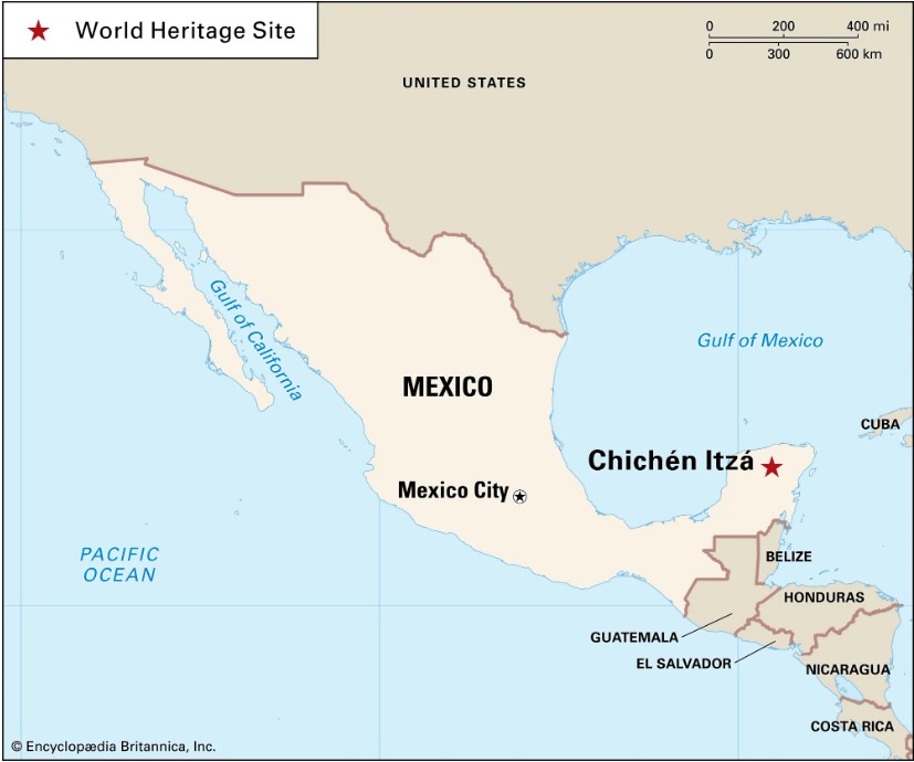 Chichén Itzá Haritası
