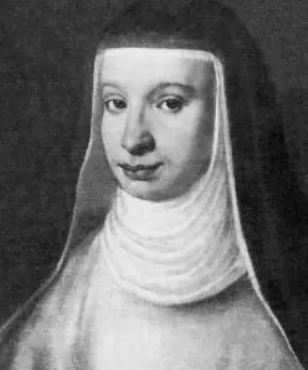 Galileo'nun en büyük kızı Virginia veya Rahibe Maria Celeste.