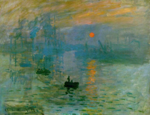 Claude Monet, İzlenim: Gün Doğumu, tuval üzerine yağlı boya, 1872