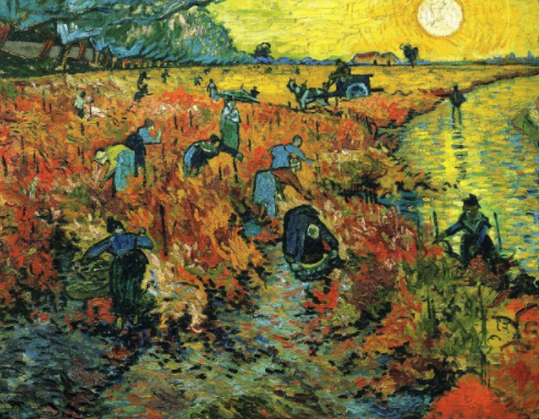 Vincent van Gogh, Kırmızı Üzüm Bağı, tuval üzerine yağlı boya, 1888