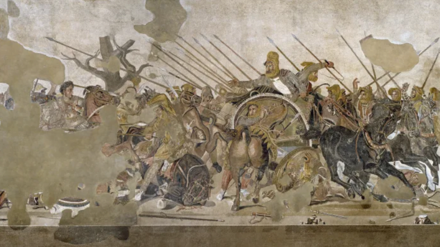 MÖ 333’te Büyük İskender ile Darius III arasındaki İssos Savaşı, Pers imparatorluğu ’nun çöküşüne yol açtı