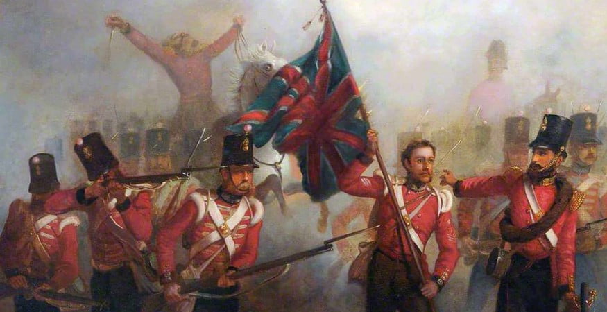 Kırım Savaşı sırasında İngiliz kızıl ceketleri